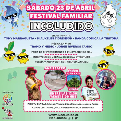 Festival familiar organizado por Incoludido