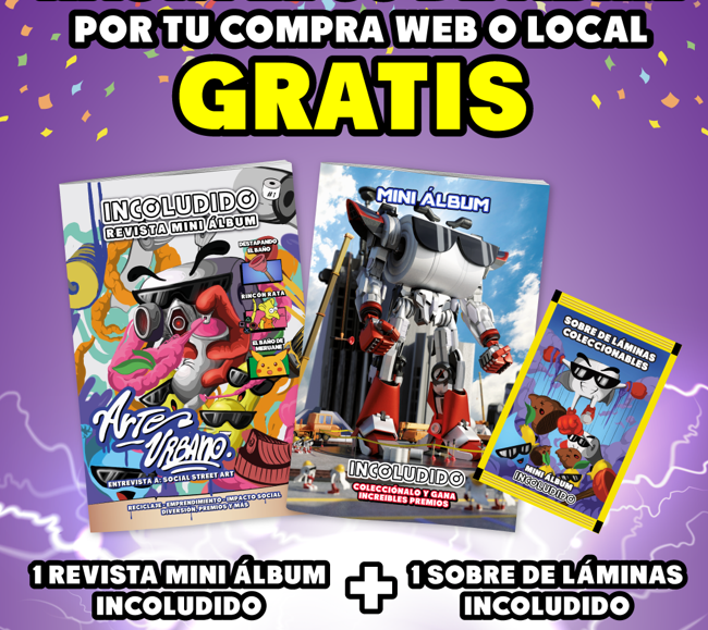 Promoción del Mini Álbum Incoludido y láminas coleccionables