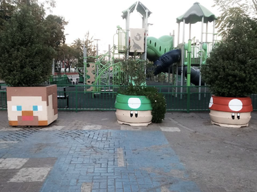 Actividad de reciclaje en parque comunitario organizada por Incoludido
